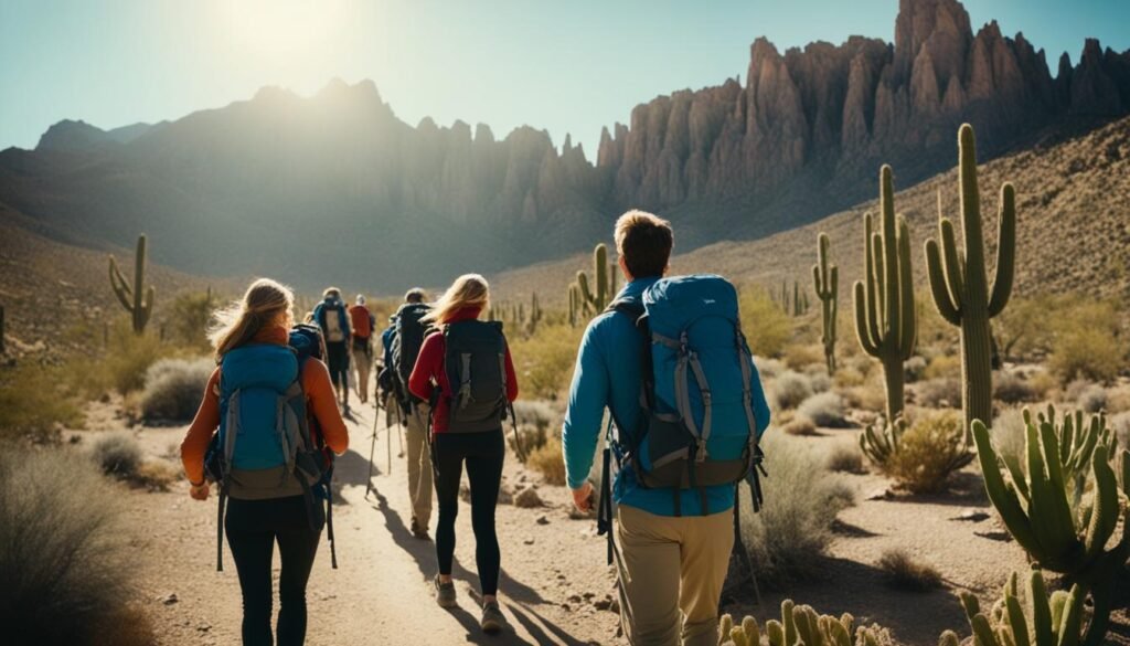 senderismo en el Desierto de los Leones