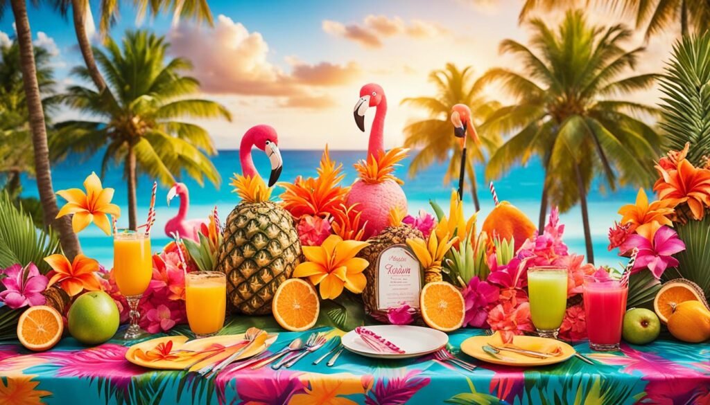 fiesta-tropical-decoración